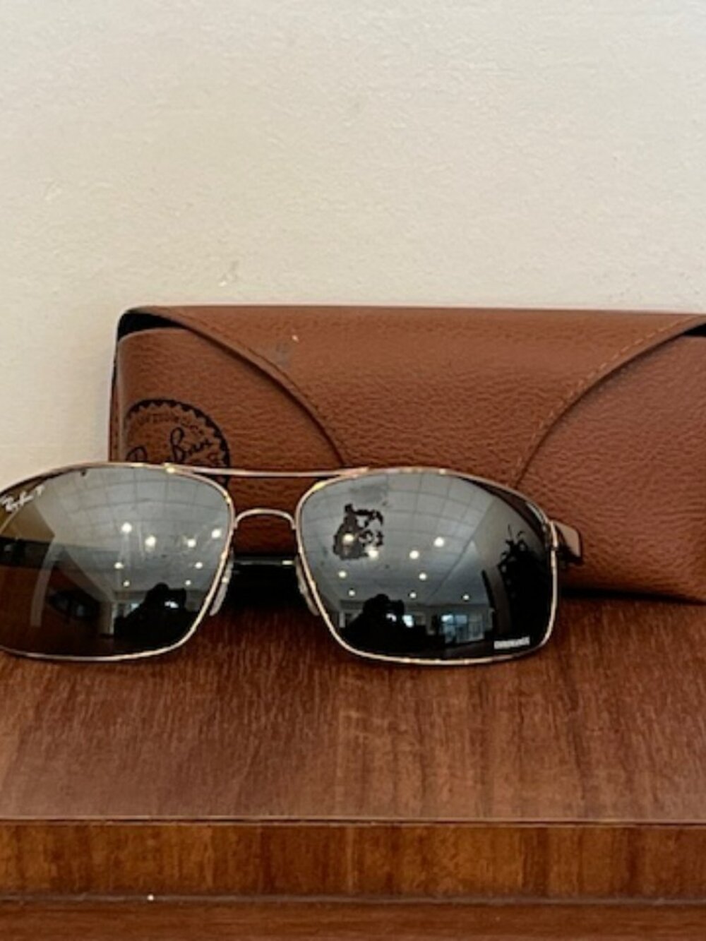 Ray-Ban RB 3604-CH Sunglasses Chromance Brown Tortoise Frame 62-15-130 Italy